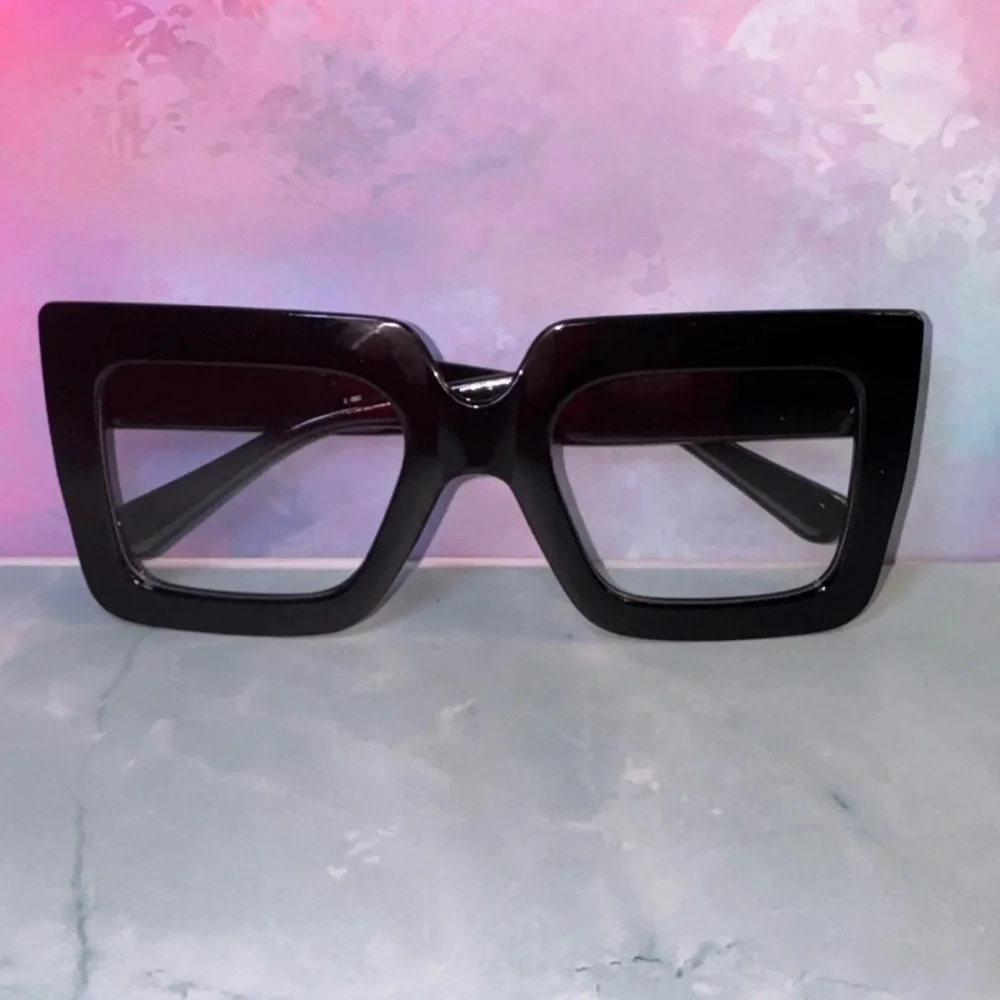 Black Square Biz Fashion Glasses